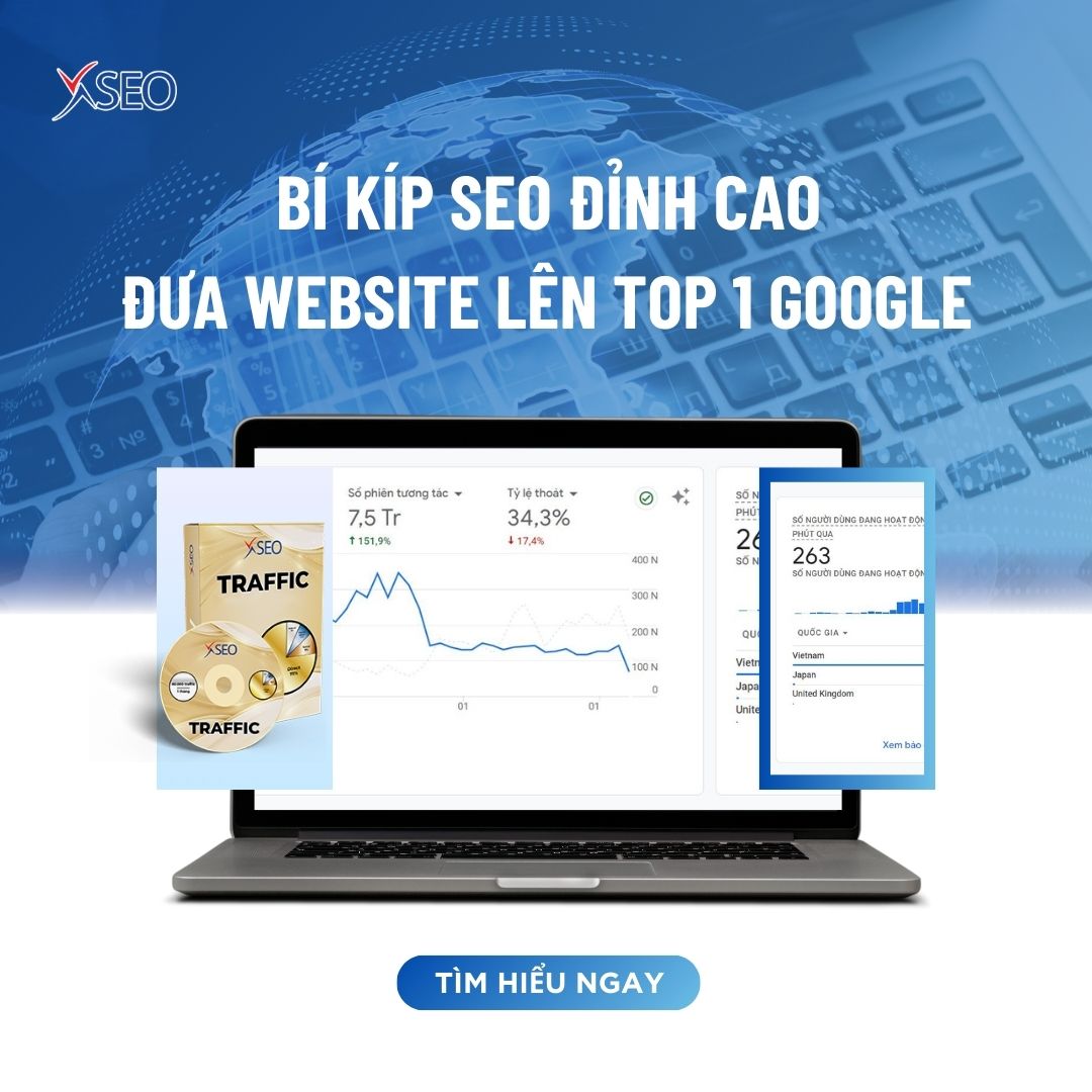 BÍ KÍP SEO ĐỈNH CAO: ĐƯA WEBSITE LÊN TOP GOOGLE NHANH CHÓNG